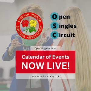 Our 2023/24 Open Singles Circuit calendar is now live! ⬇️ 📲 http://www.eiba.co.uk/osc/osc-info.php With more events set to be announced over the coming weeks, why not give it a go when entries open? 🗓️ #EIBA #IndoorBowls #OpenSinglesCircuit | English Indoor Bowling Association