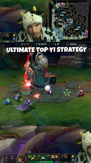 Cowsep on Instagram: "Take your Top Master Yi to the next level with this trick #leagueoflegends"