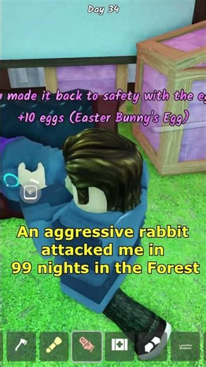 Aggressive Rabbit in Easter Event – 99 Nights in the Forest 32