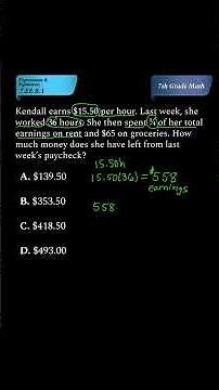 Test Prep: Solve Real-World Problems with Rational Numbers (7th Grade Math) | 7.EE.B.3