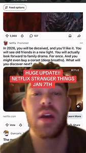 745K views · 1.4K reactions | JAN 7TH STRANGER THINGS UPDATE | Max Goodrich | Facebook