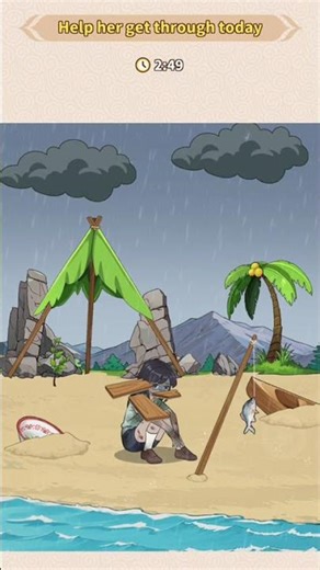 Brain puzzle tricky quest level 29 solution walkthrough (Island survival)