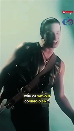 🎧 U2 🎸 With or Without You 🔥 The song that made time stand still ❤️💔🕰️#u2 #rock #music