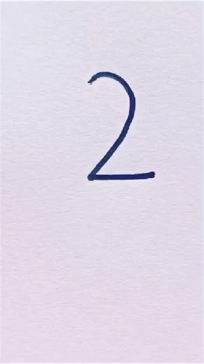 How to draw a bird using number 2 step by step.