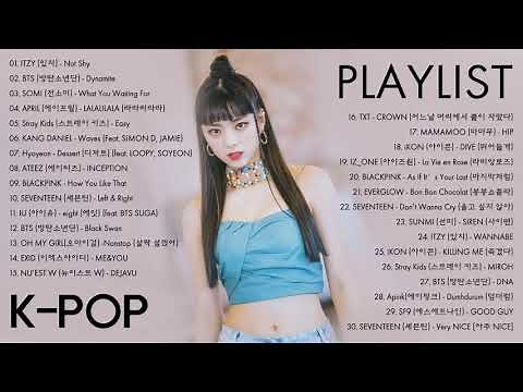 Kpopベストヒットメドレー、Kポップチャート2021、 ITZY, BTS, SOMI, APRIL, STRAY KIDS, DANIEL, ATEEZ, BLACKPINK