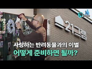 반려동물 장례식장, 어떤 일을 할까? l 21그램 l 반려견장례