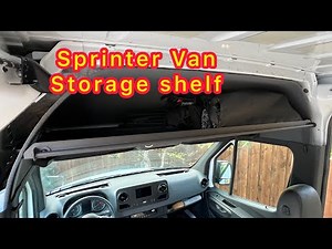 Sprinter Van overhead cargo shelf install…important before you buy!!