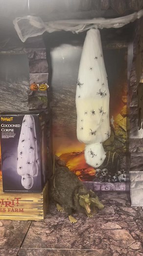Cocooned Corpse from Spirit Halloween 2019