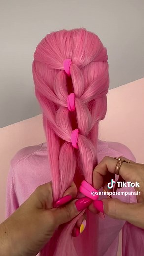 Chain Link Braid Hair Hack: Easy Tutorial!