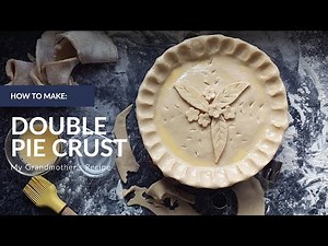 How to make an easy double pie crust from scratch