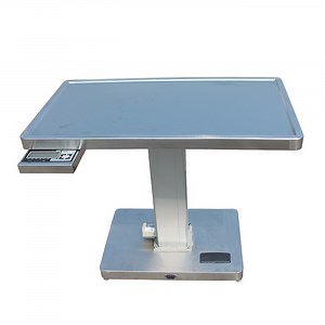 [Hot Item] Animal Clinic Treatment Diagnosis Table Stainless Steel Electric Lifting Veterinary Disposal Table