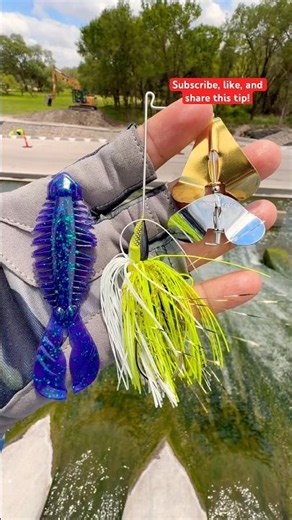 Tips Setting Up a Buzzbait with a Craw Gill Junebug#fishing#youtubeshorts#viralvideo#shorts#viral