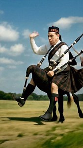 39K views · 1.9K reactions | We bring the pipes. You bring the earplugs. #bagpipe #pipe #scotland #weird | Shockfactor AI | Facebook