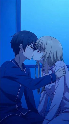 Mahiru and Amane’s kiss Moment😍 #animevelocity #viral #trending