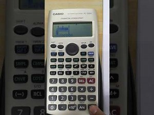 Cara kira NPV dan IRR value menggunakan Casio FC-100V