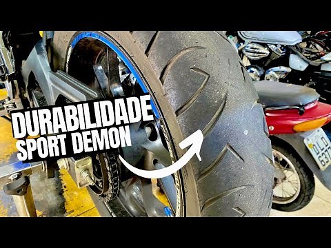 DURABILIDADE DO PNEU PIRELLI SPORT DEMON - YAMAHA FAZER 250