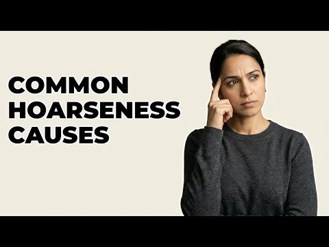 What Causes A Hoarse Voice That Isn't Serious?