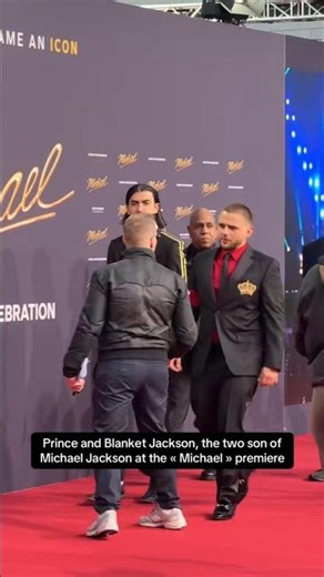prince And blanket jackson .in the movie premiere.of mj.#kingofpopmichaeljackson #shortvideo