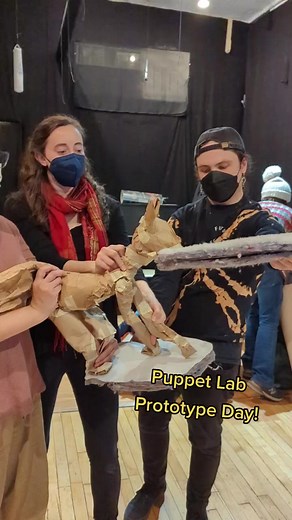 THESE ARE JUST PROTOTYPES! #puppetlab #chicagoart #chicagopuppetsfestival