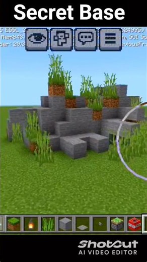 Minecraft How to make a secret Base#pixelcraft#minecraft