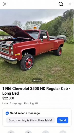 Well thats a rare option.. #chevy #squarebody #k30 | Square Body Dave