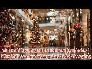 Holiday Boycott 2025: Families Reject Corporate Christmas | Economic Impact & Growing Protest