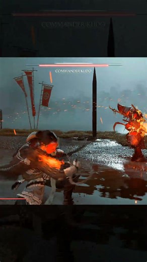 Ghost of Yotei - Boss Fight "COMMANDER KUDO" #shorts