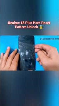 Realme 13 Plus Hard Reset | Pattern Unlock 🔓| Password Remove | Factory Reset