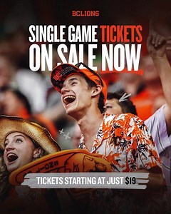 🎟️ SINGLE GAME TICKETS ARE LIVE 🎟️⁣ ⁣ Concert Kickoff. Summer Camp. Watermelon Smash. Campus Clash. Orange Shirt Day. Wild Wild West.⁣ Fan faves new bangers = an unreal 2025 lineup.⁣ ⁣ Upper bowl is already open for Kickoff & moving FAST.⁣ Which game are you hitting?⁣ ⁣ Tix from $19 → don’t wait: LINK IN BIO⁣ ⁣ #RoarAsOne #BCLions | BC Lions