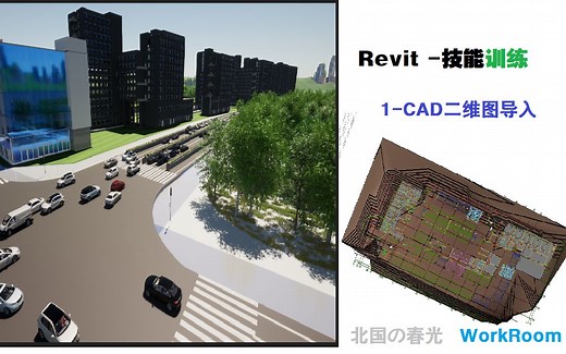 Revit技能训练-1-CAD二维图导入