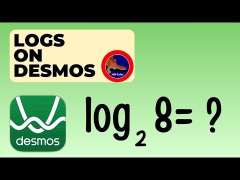 How to solve Logs with any base on the Desmos Online Graphing Calculator