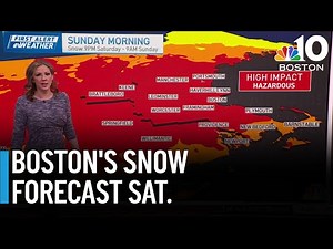 Boston's snow forecast | Biggest storm of the year? What to expect