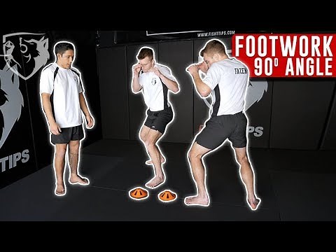 Footwork Drill to Create 90° Angle in a Fight