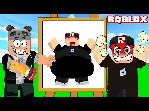 Heronpuppy vs Panda Resim Çizme Oyunu ! - Roblox Speed Draw!