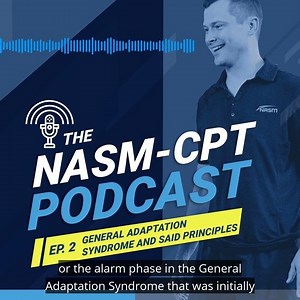Your body is apt at dealing with stress and will make adjustments as needed to cope. In Ep. 2 of The NASM-CPT podcast, learn about the General Adaptation Syndrome (GAS) and Specific Adaptations to Imposed Demands (SAID) principles. Listen to the full episode: https://nasm.co/2YVIfEu | National Academy of Sports Medicine (NASM)