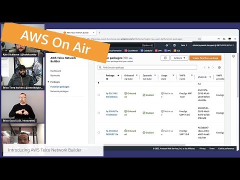 AWS On Air ft. Introducing AWS Telco Network Builder