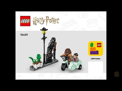 LEGO Harry Potter 76459 – Complete Hagrid & Harry Motorcycle Ride Instructions! (Step-by-Step Guide)
