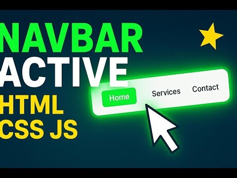 Membuat Navbar Link Active Menggunakan HTML, CSS, dan JavaScript (Super Simpel)