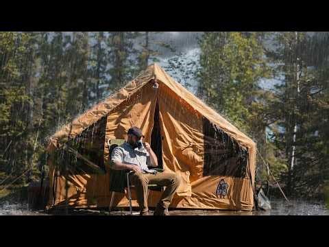 This Canvas Hot Tent Feels Like a Cabin! RBM Panda Large