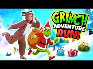 🎄Kids Christmas Workout 💪💪 (Grinch Run!)