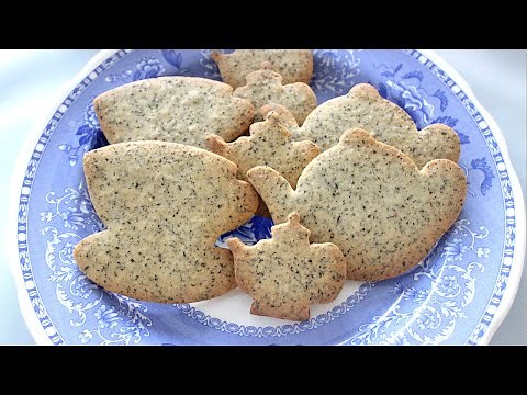 レディーグレイで作る紅茶サブレ How to make Lady Grey Tea Biscuits