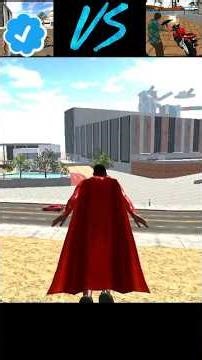 Indian bikes driving 3d game VS Vegas crime simulator🤝 who is best 👍