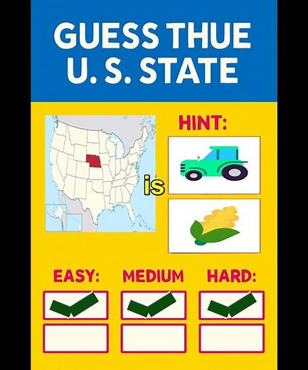 🧠 Ultimate US States Quiz! Can You Name All 6? Mixed Difficulty 🇺🇸