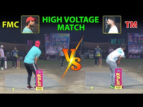 BIG HIGH VOLTAGE MATCH IN CRICKET HISTORY | TAMOUR MIRZA VS FAHAD FMC