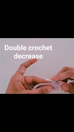 double crochet decrease