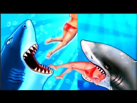 Hunting spree by dangerous hungry shark : upgraded to level 2