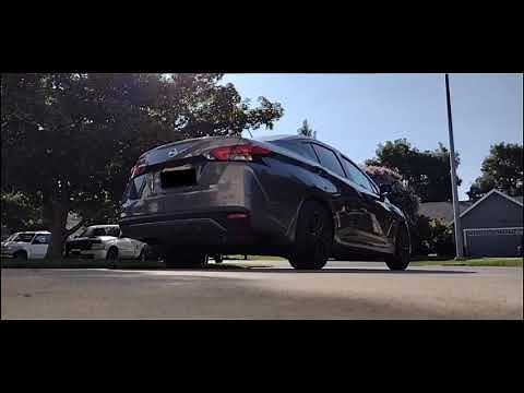2021 Nissan Versa Cherry Bomb glass pack muffler (vs stock)