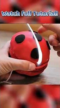 Watch full video: Miraculous Ladybug costume set DIY with mask, earrings & yo-yo