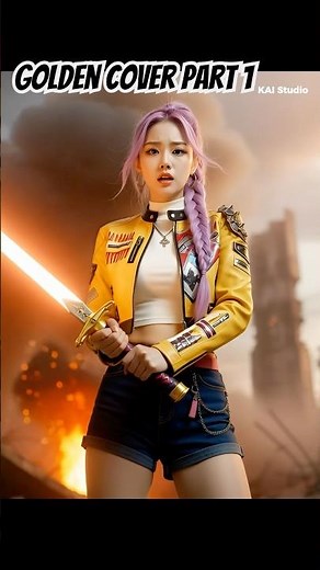 K-POP DEMON HUNTERS Golden cover part 1 #kpopdemonhunter #rumi #huntrix #golden #mira #zoey