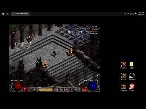How to play D2R with legacy graphics in an 800x600 window (Example)